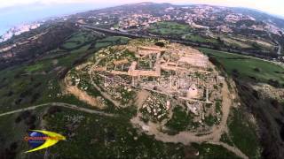 Ancient Amathus in Limassol Aerial video by Cyprus from above and Oramatech [upl. by Drusilla841]