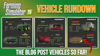 Farming Simulator 25 Vehicle Rundown  New Machines Revealed [upl. by Phelan]