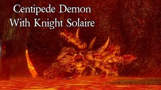 Centipede Demon with Knight Solaire DARK SOULS REMASTERED DarkSouls BossFight Guide [upl. by Deanna]