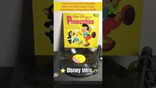 Disney Intro Jiminy Cricket  When You Wish Upon A Star 1940 1978 release [upl. by Assilrac]