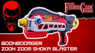 BoonBoomger DX ZOON ZOOM SHOKA BLASTER EmGos Super Sentai Reviews N Stuff [upl. by Kelcie786]