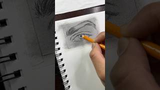 My first viral video😍  Drawing realistic eye with charcoal pencils charcoaldrawing realism art [upl. by Cosenza]