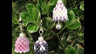 Tutorial Campanelle Superduo  Beaded Bells Superduo [upl. by Neenej477]