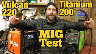 Titanium Vulcan welder MIG Test [upl. by Nema]