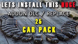 How to install a DLC Addon Car Pack for GTA 5 LSPDFR [upl. by Gris]