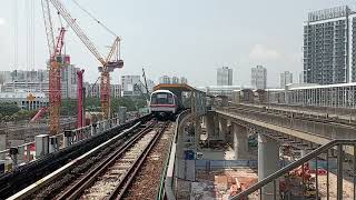 🟩C651 Set 213214 departing Jurong East MRT Station Joo Koon Bound [upl. by Ecyak]