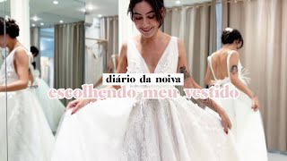 ESCOLHENDO MEU VESTIDO say yes to the dress   Diário da Noiva EP 02 [upl. by Maharba]