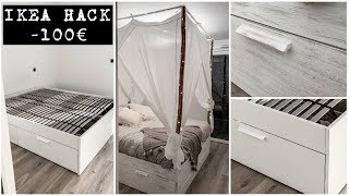 DIY  Comment jai relooké mon lit Ikea pour moins de 100€ [upl. by Slavin142]