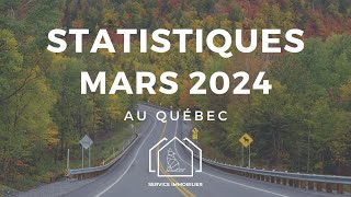 STATISTIQUES IMMOBILIÈRES du Québec pour le mois de mars 2024 dans lEstrie 🚀  Immobilier [upl. by Abbotsun]