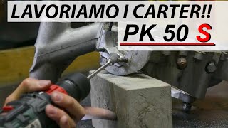 LAVORIAMO I CARTER E MONTIAMO IL 130  Vespa PK 50 S 130 Dr  Lavorazione montaggio e accensione [upl. by Corri]