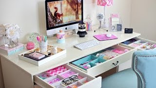 Desk Organization Ideas  How To Organize Your Desk [upl. by Annaitsirhc]