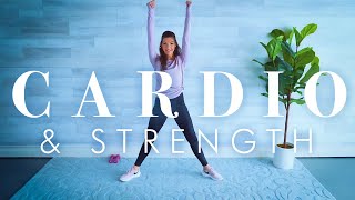 Cardio and Strength Workout with Weights for Beginners amp Seniors [upl. by Hertz63]