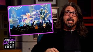 Dave Grohl Recaps His DrumOff w Nandi Bushell [upl. by Plato]