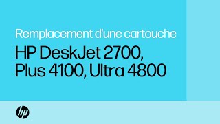 Remplacement des cartouches dencre  Imprimantes HP DeskJet 2700 et DeskJet Plus 4100  HP Support [upl. by Caroline655]