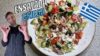 Cómo Hacer “Ensalada Griega” en Casa Para Estas Navidades Receta Fácil y Rápida [upl. by Lillie]