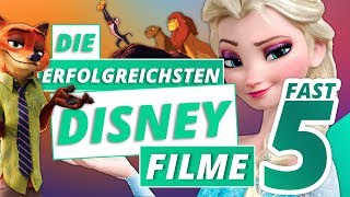 Die erfolgreichsten animierten DISNEY FILME  Fast 5 [upl. by Emmit]