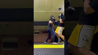 Body Builder VS MMA fighter in boxing sparring [upl. by Hoseia]