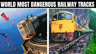 Top 7 Most Dangerous Railway Tracks in the World 2024 [upl. by Woolley]