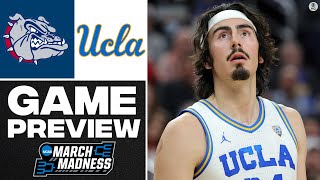 2023 NCAA Tournament No 3 Gonzaga vs No 2 UCLA GAME PREVIEW  CBS Sports [upl. by Rozele]