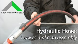 Hydraulic Hose  How To Make an Assembly [upl. by Innavoig]