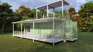 40ft Shipping Container Home Peaceful Retreat [upl. by Dunc291]