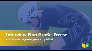 Triathlon Ingolstadt 2023  MitteldistanzSieger Finn GroßeFreese im Interview [upl. by Ytsirk251]