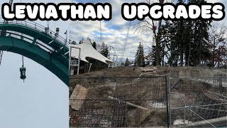 Canadas Wonderland AlpenFury Construction Update [upl. by Noillid]