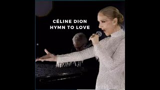 Céline Dion JOOG 2024 Paris Hymne à lamour paroles lyrics translation subtitles English anglais [upl. by Gustafson]