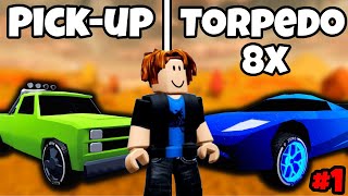 Jailbreak Trading PickUp Truck to 8 Torpedos Challenge  Roblox Jailbreak [upl. by Pavia]