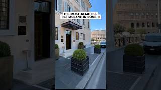 The most beautiful restaurant in Rome rome travel romerestaurant [upl. by Rintoul]