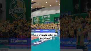 Młyn na siatkówce reprezentacjapolski wartazawiercie plusliga siatkówka shorts młyn sports [upl. by Kort]