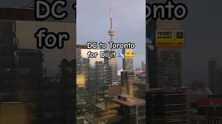 Diljit Dosanjh Dilluminati Tour Travel from Washington DC to Toronto Rogers Center diljitdosanjh [upl. by Eiddam]