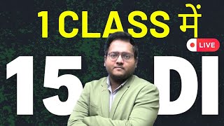 15 Data Interpretation Set in 1 Class  Best Tricks amp Fast Method for DI  SBI CLERK  Harshal Sir [upl. by Sonnie]