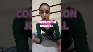 CORRECTION JOURNAL ballerinaballetjournaldancerprotipcorrectionballetcorerealityrehearsal [upl. by Jacquenette]