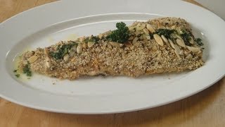 Almond Crusted Fish With Lemon Butter Sauce  Sanjeev Kapoor Khazana [upl. by Irok807]