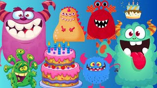 How old are you song for kidsdance with monsters  nursery rhymes song [upl. by Francisco]