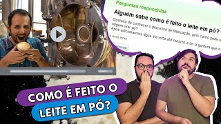 Você Sabe Como o Leite em Pó é Feito E o Café Solúvel React Manual do Mundo [upl. by Gnod]