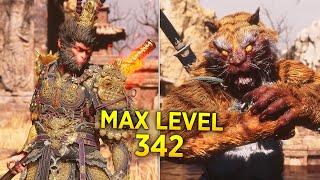 Black Myth Wukong  MAX LEVEL 342 vs Bosses No Damage [upl. by Leaj182]