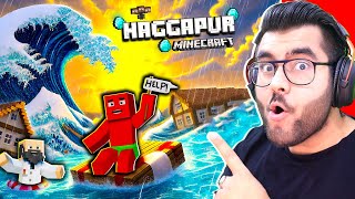 🌊 Massive Tsunami in Minecraft  HAGGAPUR Episode 40  Hitesh KS [upl. by Salinas]