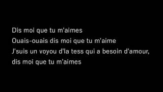 Ninho  Dis moi que tu maimes Paroles [upl. by Ruomyes]