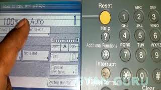 how to light and dark setting of photo copier machine [upl. by Ailliw]