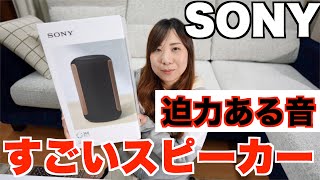 SONYのスピーカーを買ってテレビに繋げたら想像以上に迫力ある音になったSRS RA3000 [upl. by Arikaahs]