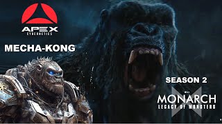 Why is Apex on Skull Island Kong vs Mecha Kong Revealed Monarch Legacy Of Monsters Season 2 [upl. by Tasia]