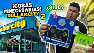 COMPRANDO COSAS INNECESARIAS en el DOLLAR CITY todo esto gastamosParte 2 [upl. by Neyuh]