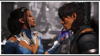 MK1 Maskless Kitana Kisses Everyone Season 1 DLC [upl. by Pantin]