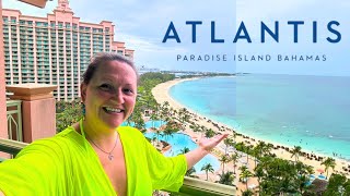 The Cove  Ocean View King Suite  ATLANTIS Bahamas Room Review amp Tour [upl. by Orsino]