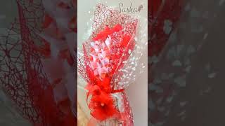 Homemade Chocolate Bouquet  VIP Chocolate Bouquet  Chocolate Bouquet Handmade DIY sashahomefoodS [upl. by Drooff]