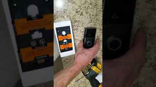 Installing ring doorbell [upl. by Etnaed]