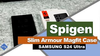 Spigen Slim Armour Magfit Case for Samsung S24U [upl. by Fennell]