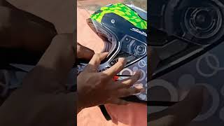 How to remove KYT TT course helmet visor shorts [upl. by Herbie]